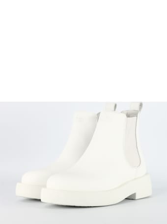 Clarks Mileno Chelsea White Leather
