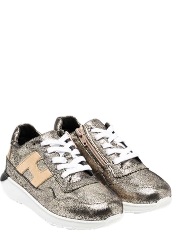 Hogan Gold Sneakers
