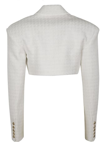 Balmain Single-button Cropped Blazer