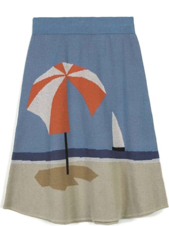 Wolf & Rita Light Blue Skirt For Girl