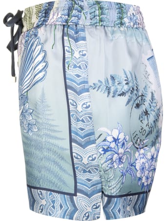 For Restless Sleepers Blue Glauco Pijama Shorts