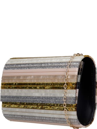 Kurt Geiger Party Envelope Clutch In Multicolor Pvc