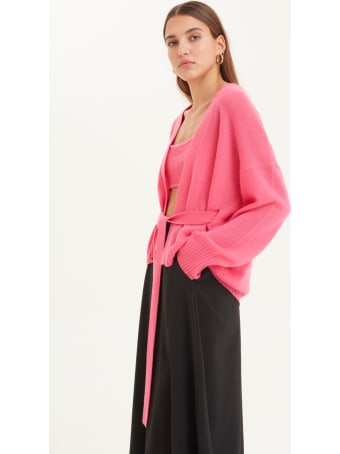 Antonella Rizza Cardigan Diamond Fucsia