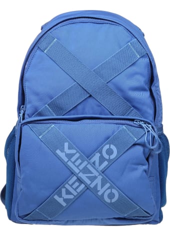 Kenzo Backpack In Cobalt Blue Fabric