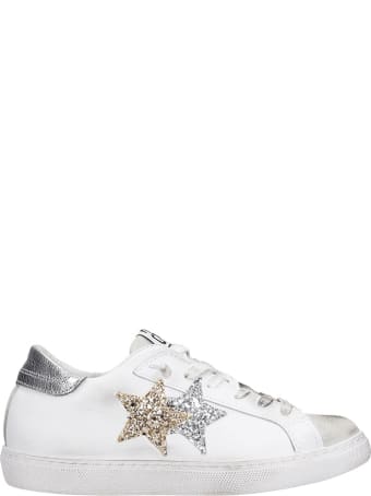 2Star Sneakers In White Leather