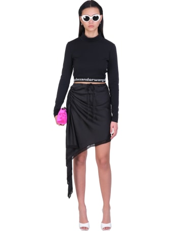 T by Alexander Wang Knitwear In Black Synthetic Fibers