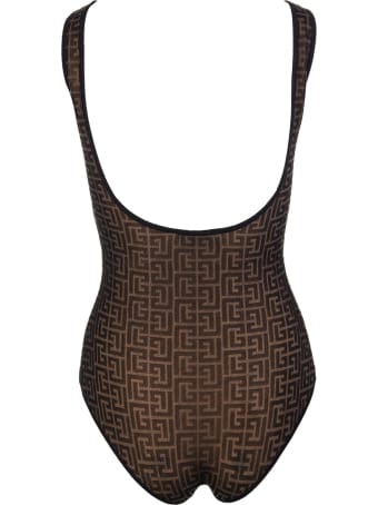 Balmain Bicolor Jacquard Body With Monogram