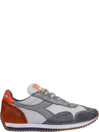 Diadora Equipe H Dirty Sneakers In Grey Nylon