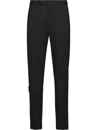 MSGM Virgin Wool Tailored Trousers