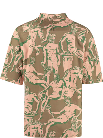 Salvatore Ferragamo Short Sleeve Cotton Shirt