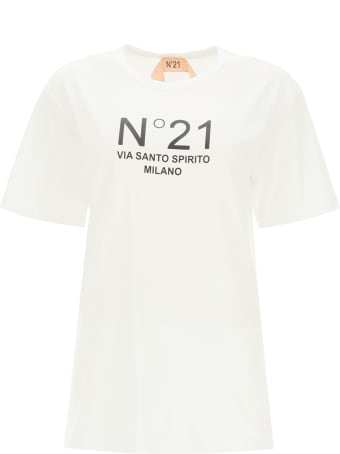 N.21 Oversized T-shirt With Logo Print