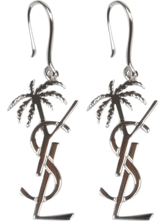 Saint Laurent Monogram Palm Earrings