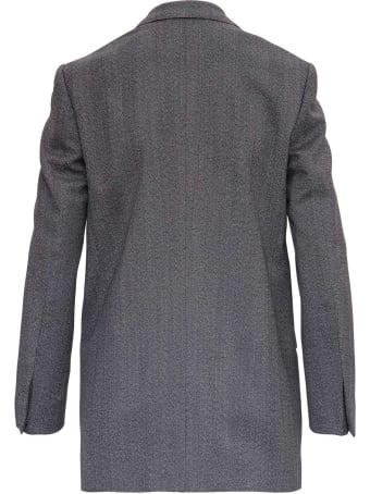 Tonello Single Breasted Gray Wool Jacket