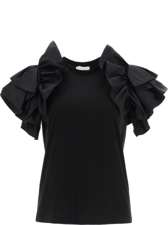 Alexander McQueen Ruffled T-shirt
