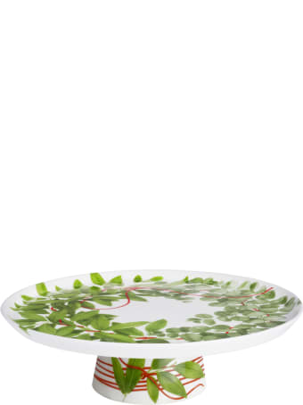 Taitù Cake Stand - Fil Rouge Foglie Collection