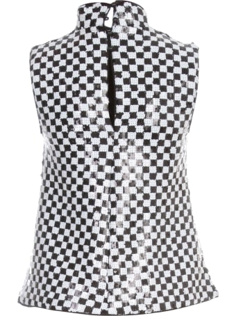 Emporio Armani Bicolour Top W/s W/paillettes