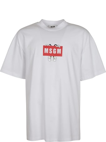 MSGM Classic Logo Print T-shirt