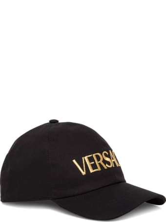 Versace Cotton Cap With Logo