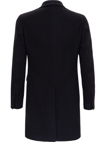 Tagliatore Single-breasted Coat In Cashemre Cloth