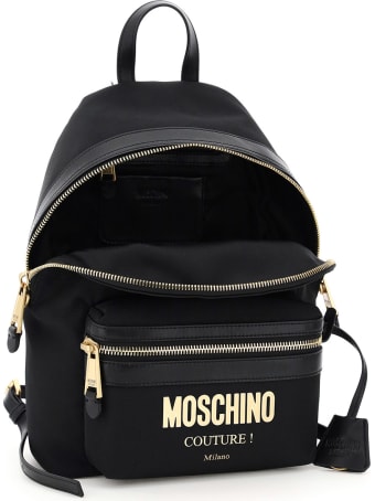 Moschino Canvas Backpack Moschino Couture