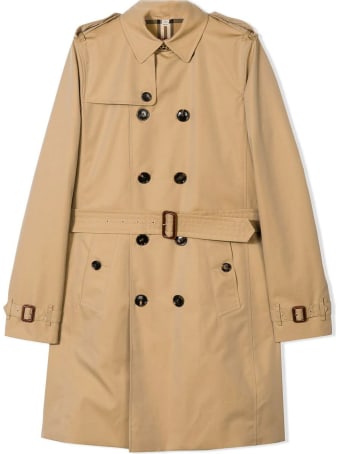 Burberry Beige Cotton Trench Coat