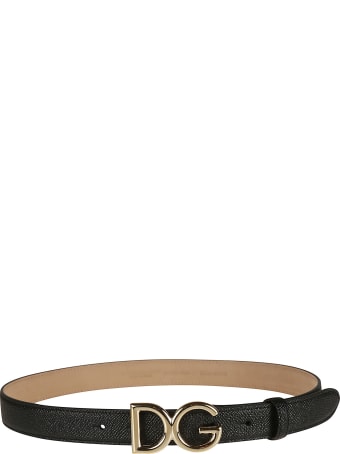 Dolce & Gabbana Logo Buckle Belt