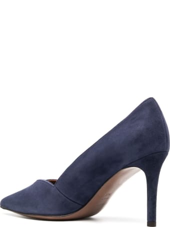 L'Autre Chose Blue Suede Pumps