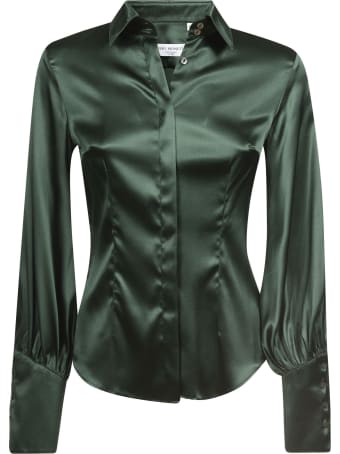 Eddy Monetti Plain Silk Shirt