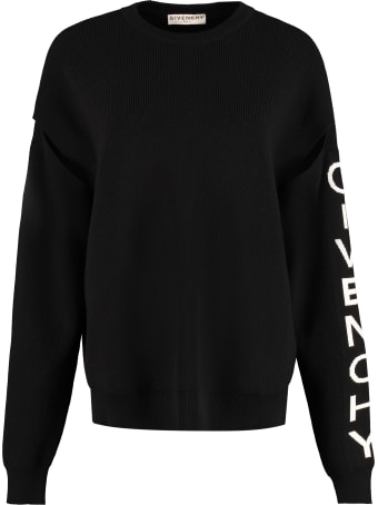 Givenchy Long Sleeve Crew-neck Sweater