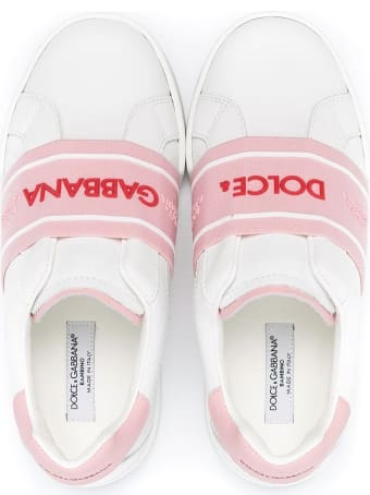 Dolce & Gabbana Classic Leather Sneakers With Logo