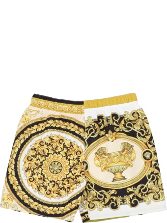 Young Versace 'barocco' Swimshorts