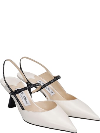 Jimmy Choo Ray 65 Pumps In White Leather