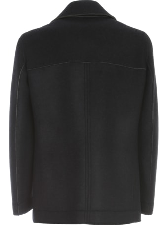 Emanuel Ungaro Wool Double Breasted Peacot
