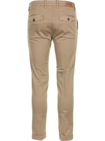Re-HasH Tobacco Stretch Satin Trousers