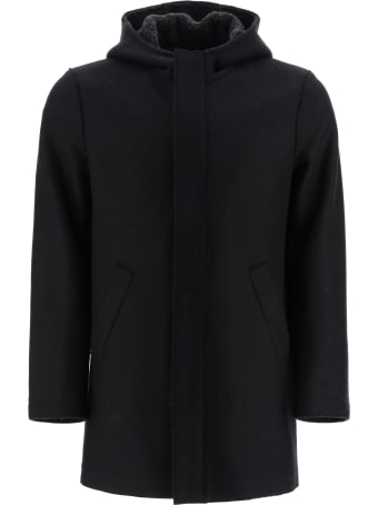 Harris Wharf London Hooded Wool Parka