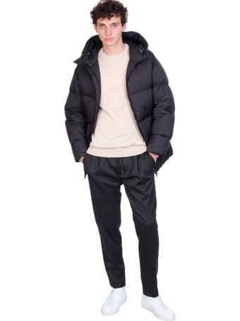 Theory Puffer In Black Nylon