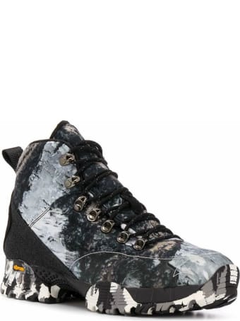 ROA White And Black Andreas Hiking Boots