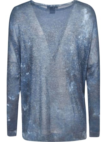 Avant Toi Glitter Applique Sweater