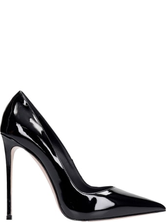 Le Silla Deco Eva 120 Pumps In Black Patent Leather