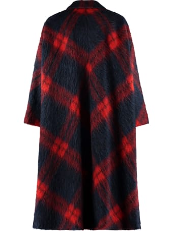 RED Valentino Oversize Checked Coat