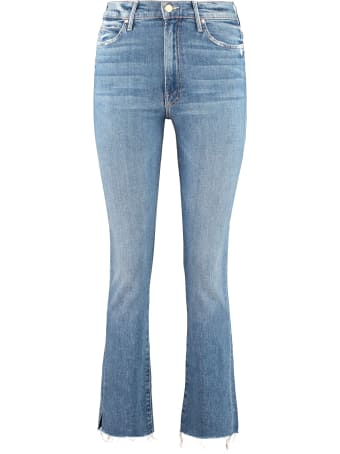 Mother High Waisted Rascal Ankle Snip 5-pocket Jeans