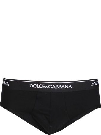 Dolce & Gabbana Black Cotton Briefs