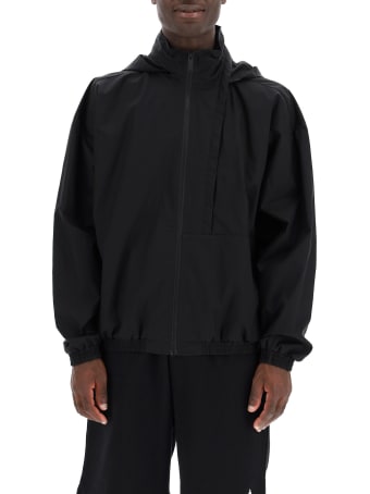 Marcelo Burlon Logo Print Rainproof Jacket