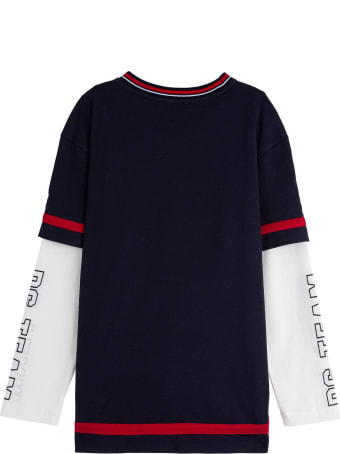 Dolce & Gabbana Cotton Sweater With Front Logo Print