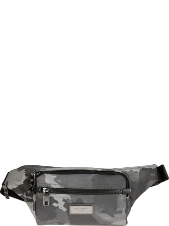 Dolce & Gabbana Logo Plaque Camouflage Belt Bag