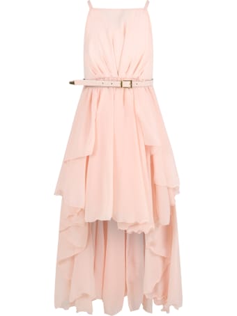 Le Gemelline by Feleppa Pink Dress For Girl