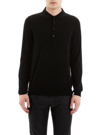 CC Collection Corneliani Wool Polo Shirt