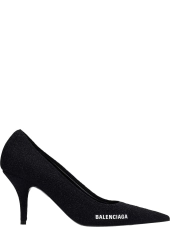 Balenciaga Pumps In Black Synthetic Fibers