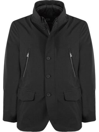 People Of Shibuya Black Technical Fabric Jacket