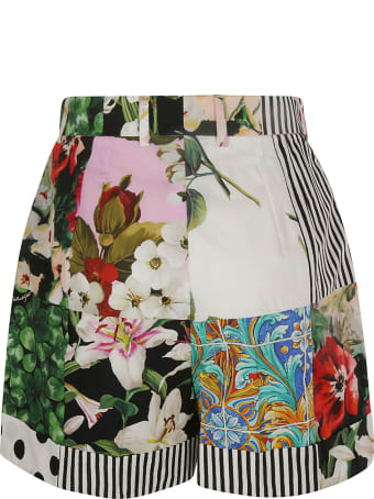 Dolce & Gabbana Multi Printed Shorts